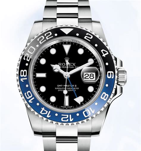 rolex gmt master ii black and blue